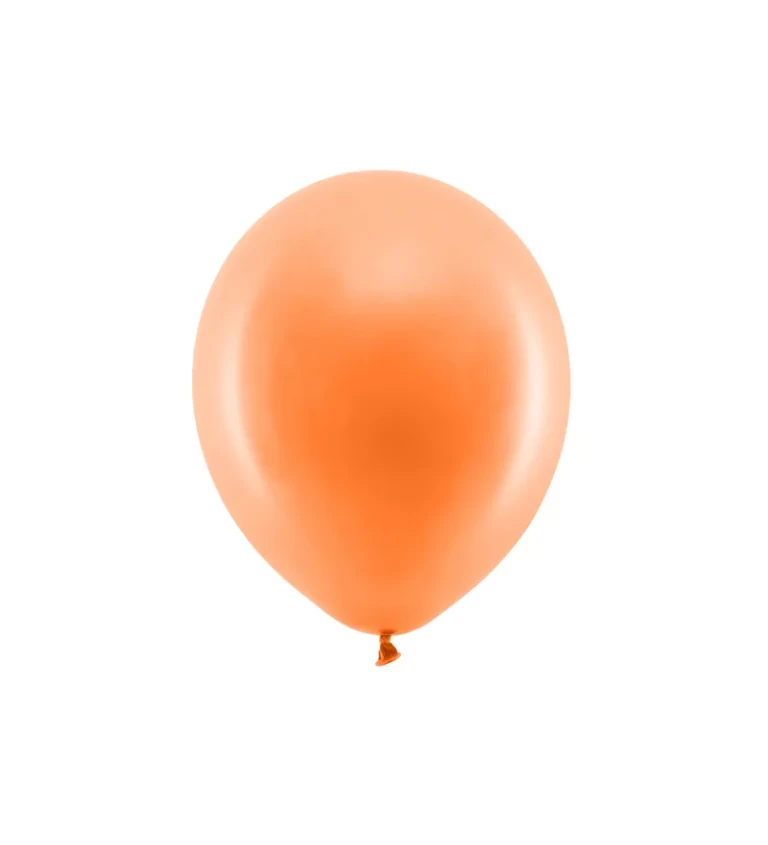 Balónek pastelový - oranžová barva