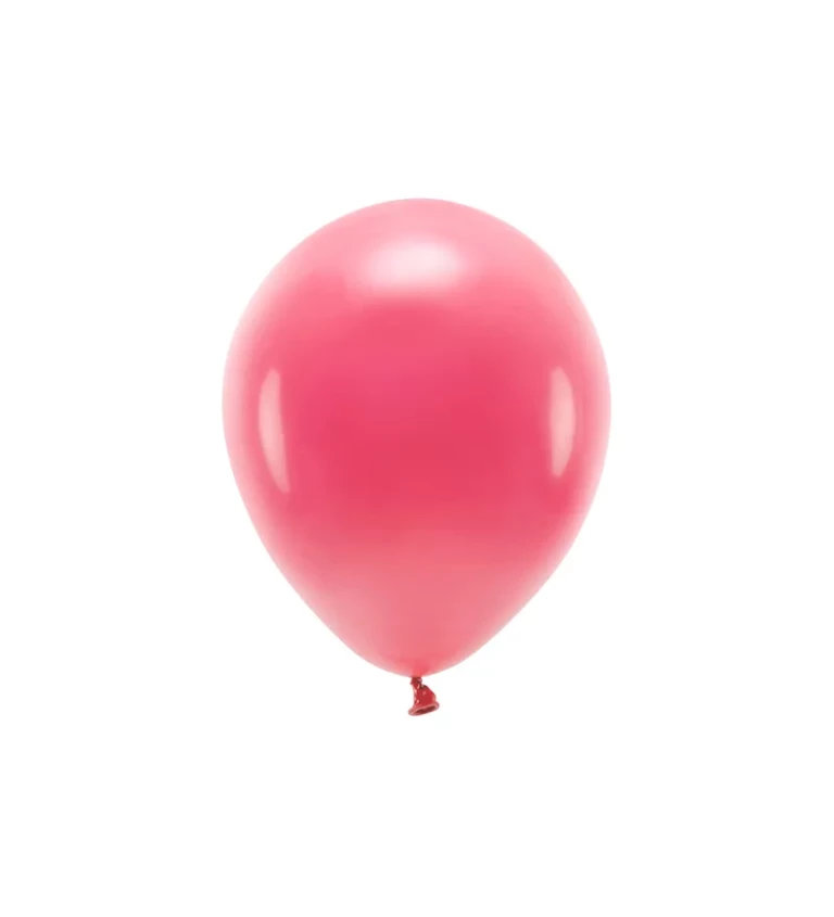 Balónky ve světle červené barvě