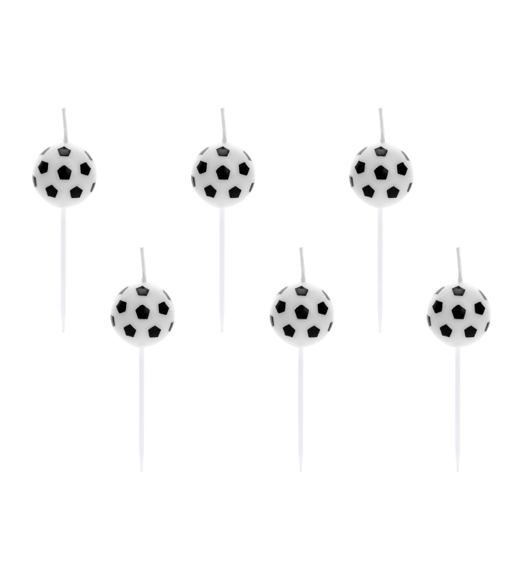 Dortové svíčky - fotbalové míče