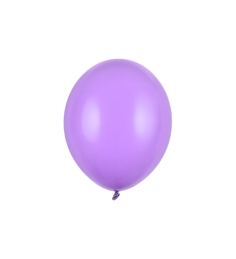 Balónek pastelový - fialový - 10 ks
