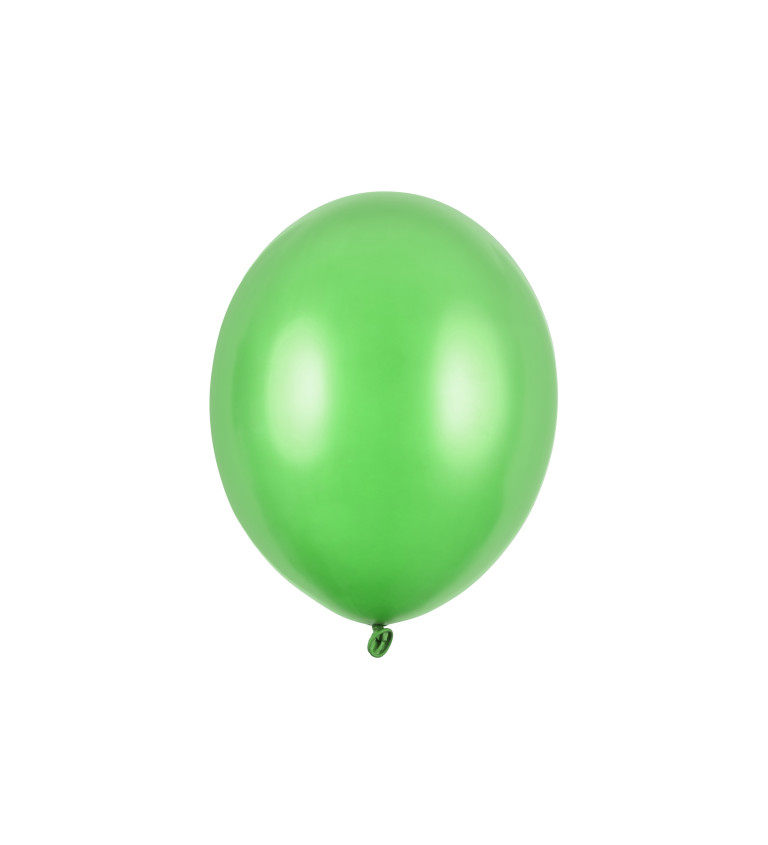 Balónky STRONG - metalické zelené