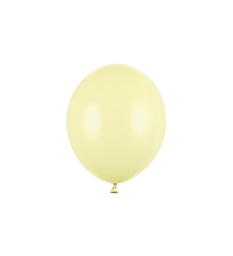 Balónky - pastelově žluté