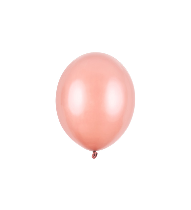 Balónky - metalicky růžové
