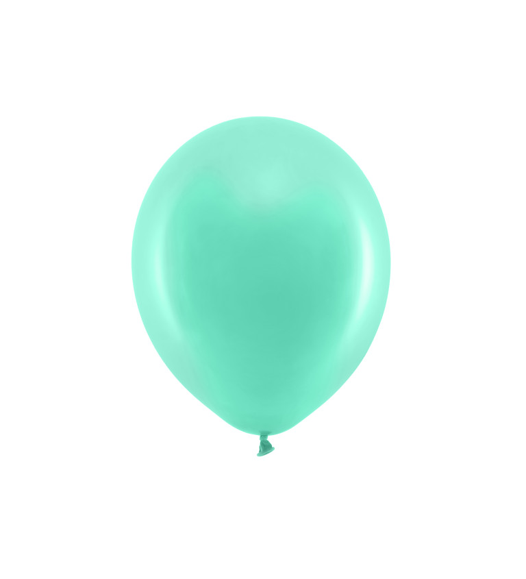 Zelené pastelové latexové balónky
