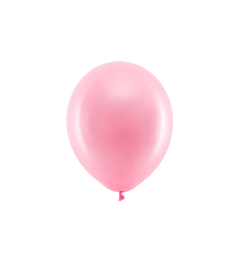 Latexové světle růžové balónky
