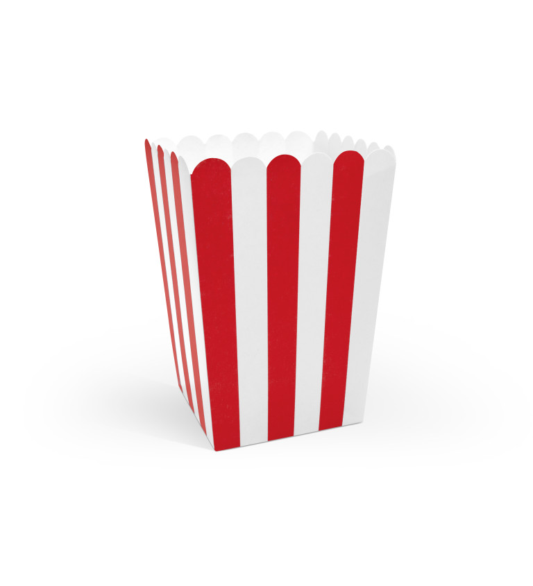 Krabička na popcorn - Červená
