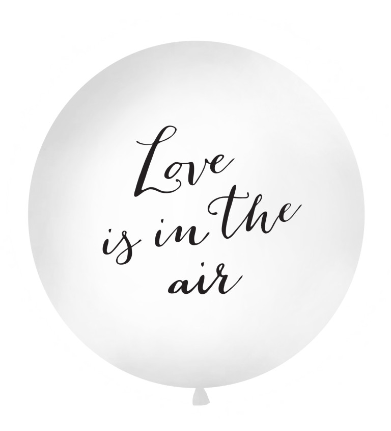 Obří balónek Love is in the air
