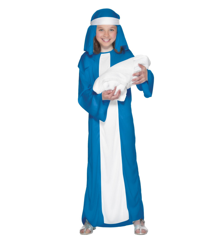 Dětský dívčí kostým - Panna Marie