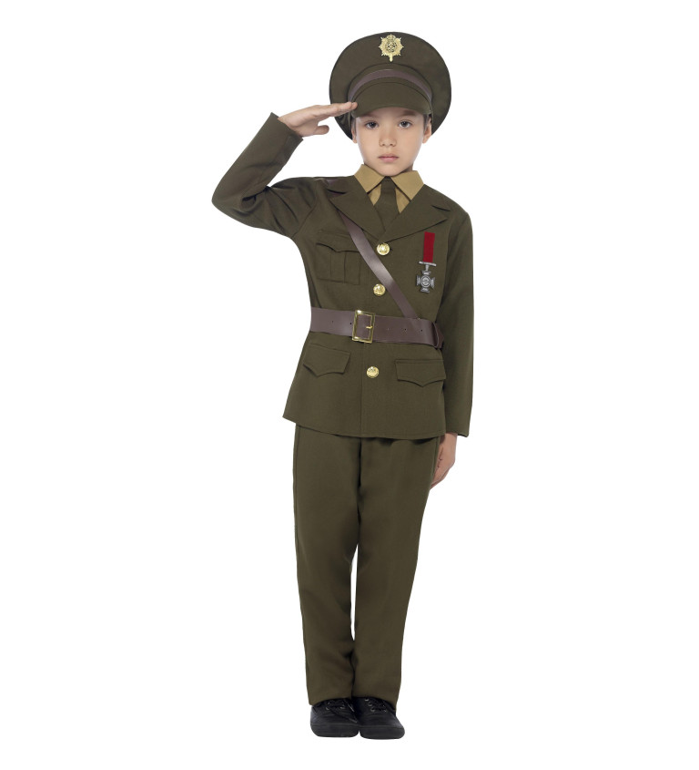 Vojenský důstojník - Dětský kostým