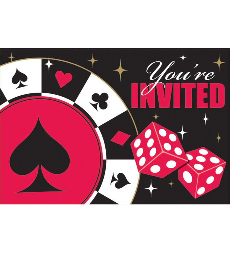 Pozvánky - poker