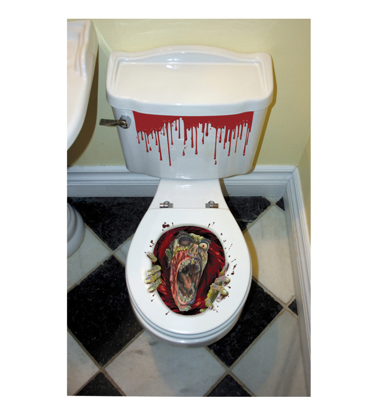 Horror toaleta - Samolepka