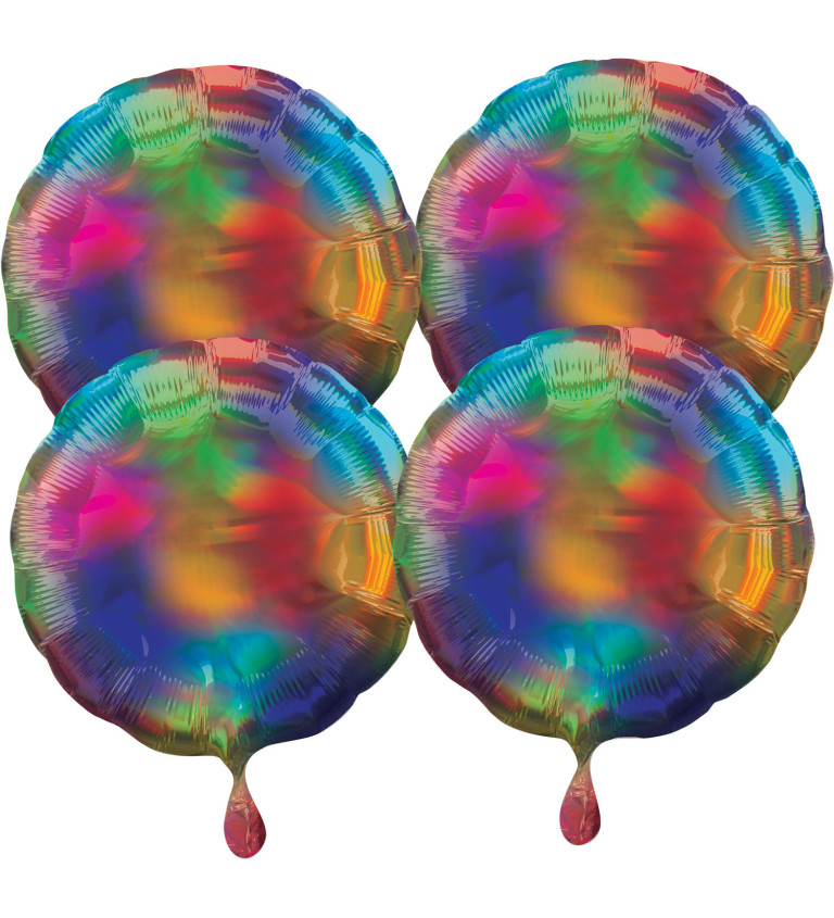 Fóliové balónky duhově pastelové II