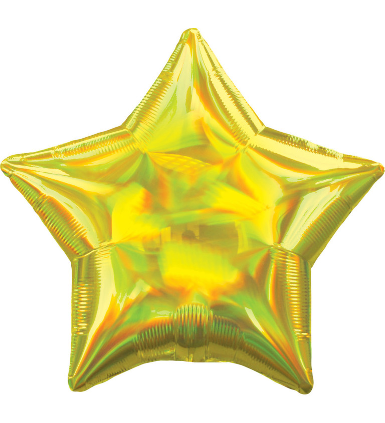 Balónek - Žlutá hvězda