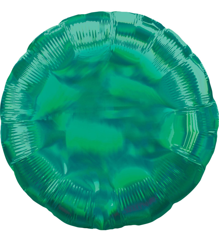 Zelený holografický - balón