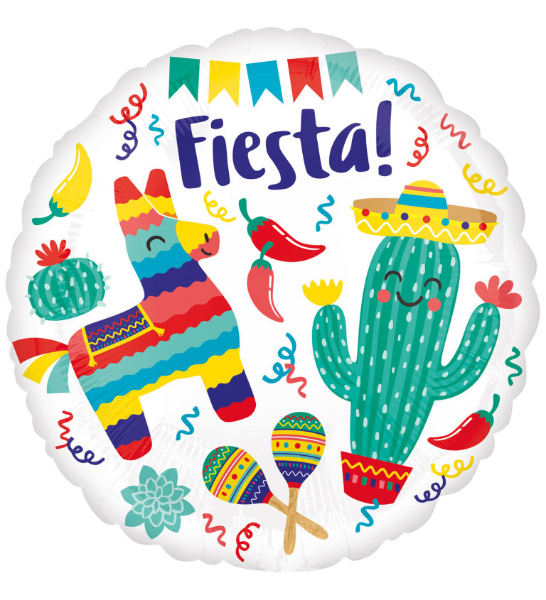 Fóliový balónek - Fiesta!