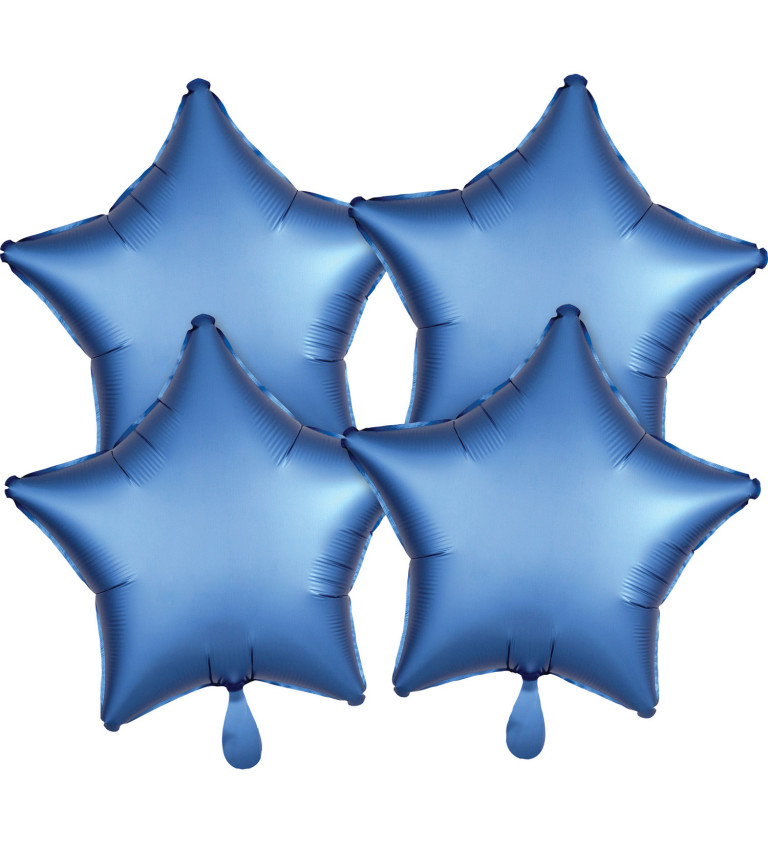 Balónků - hvězdy modré