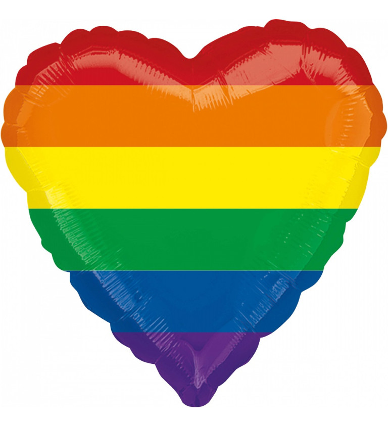 LGBT srdce - Balón