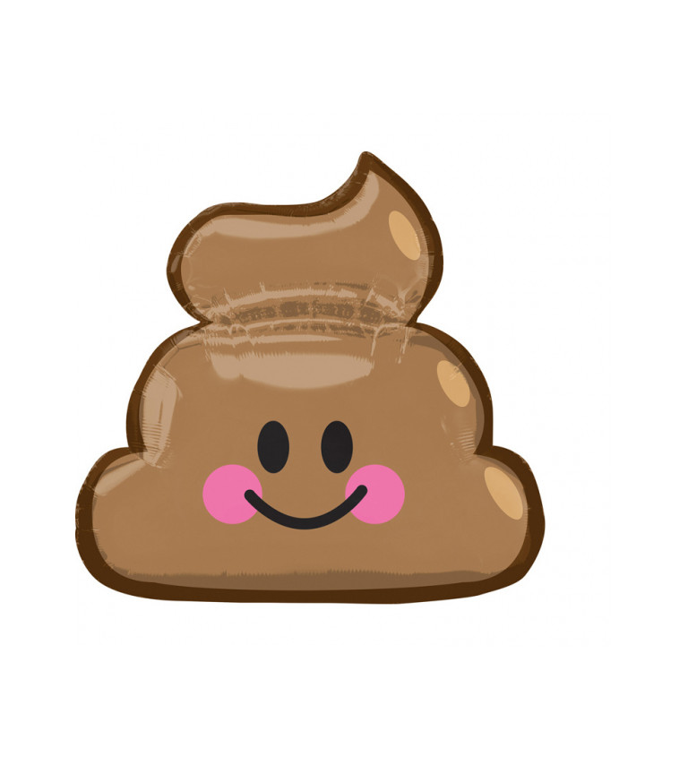 Balónek - Emoji poop