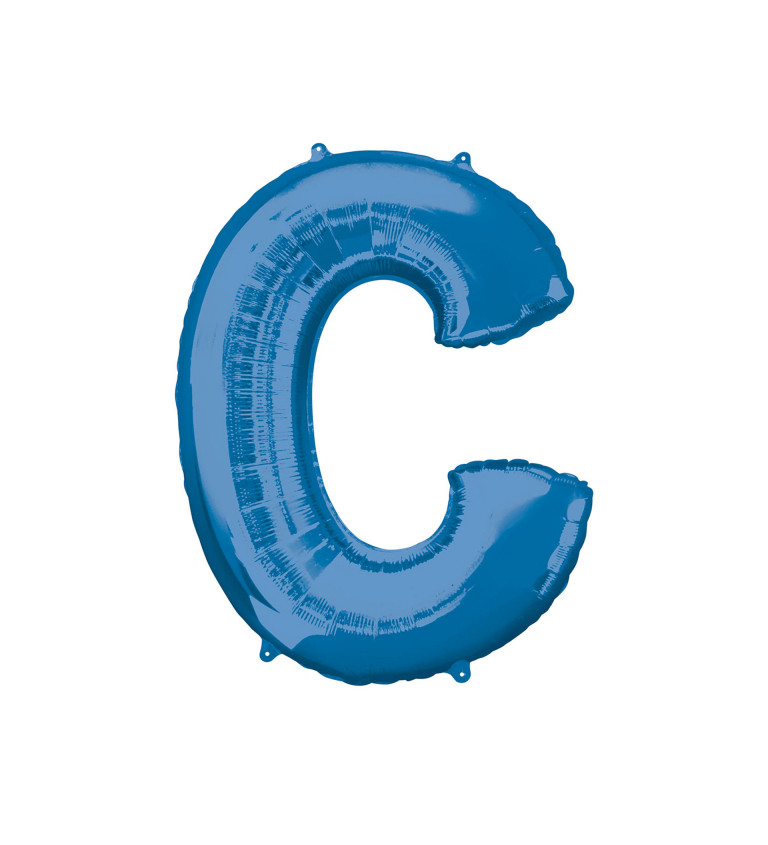 SuperShape "Letter "C" Blue" Foil Balloon