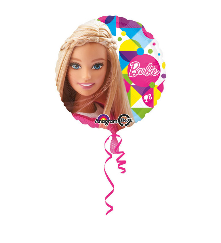 Balónek kulatý - Barbie
