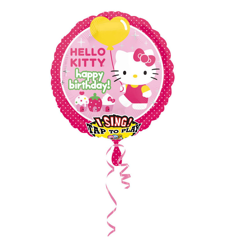 Zpívající balón - Hello Kitty