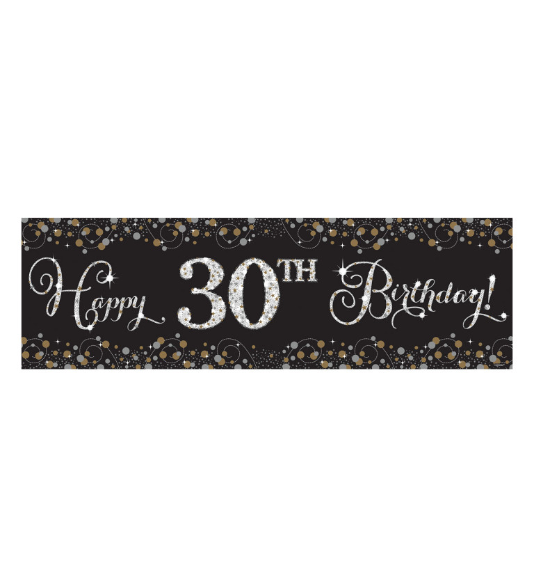 Banner "Happy 30th Birthday!"