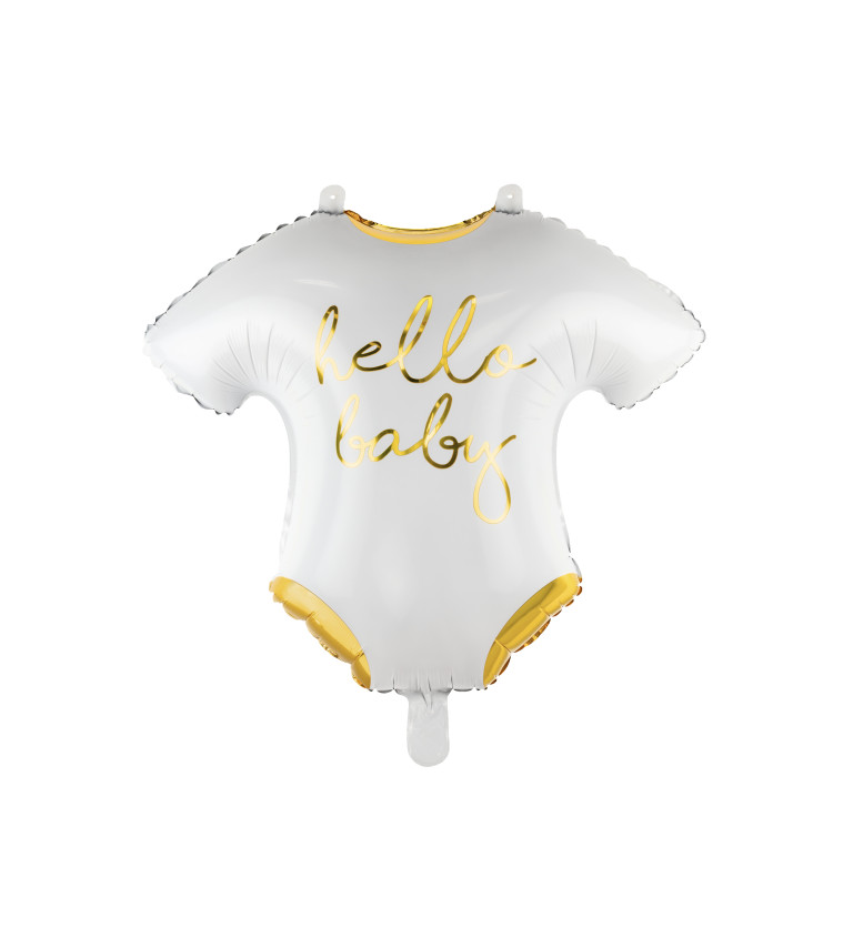 Fóliový balónek s nápisem "Hello baby"