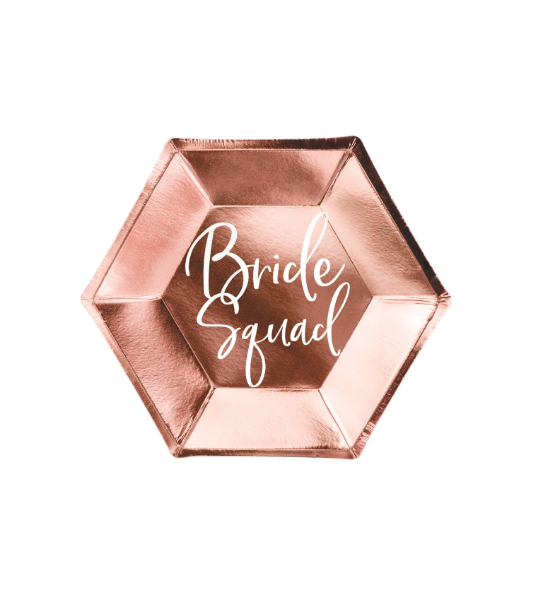 Bride squad - Párty talířky