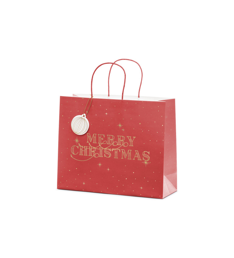 Vánoční taška - červená