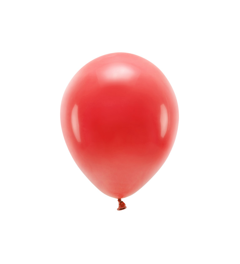 Eko balónky - pastelové červené