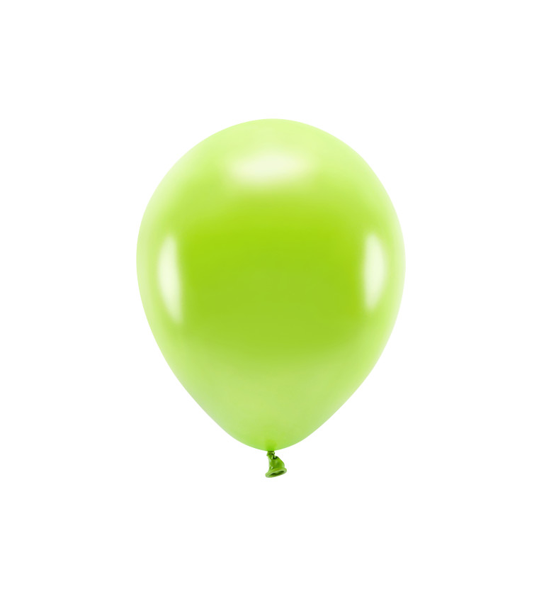 Balónky ECO metalické světle zelené