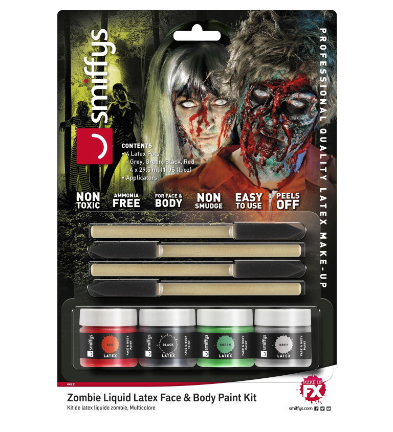 Zombie liquid latex kit
