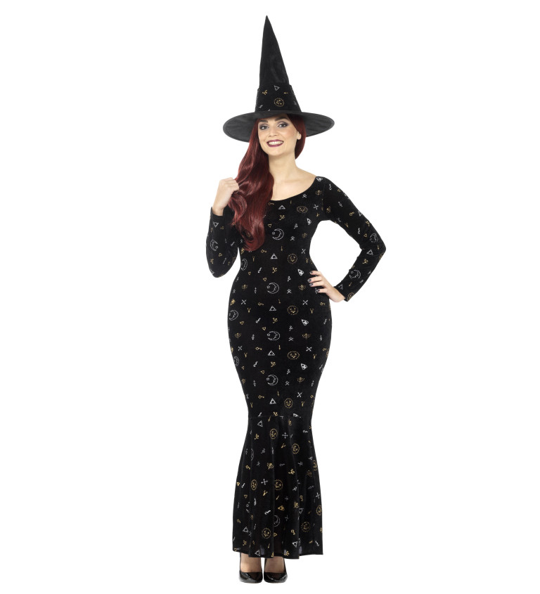 Kostým - čarodějnice Black Magic