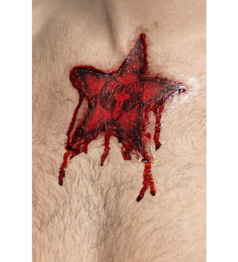 Tetování hvězda krvavá