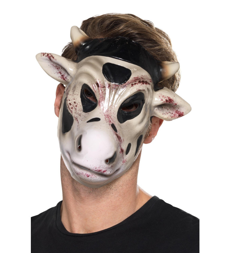 Plastová maska zabijáka krav