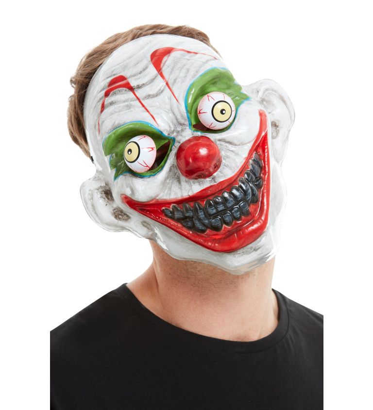 Maska klauna s hýbajícíma očima