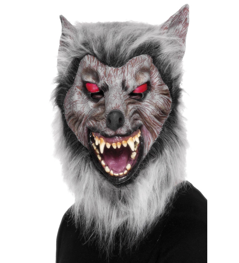 Maska strašidelný vlk