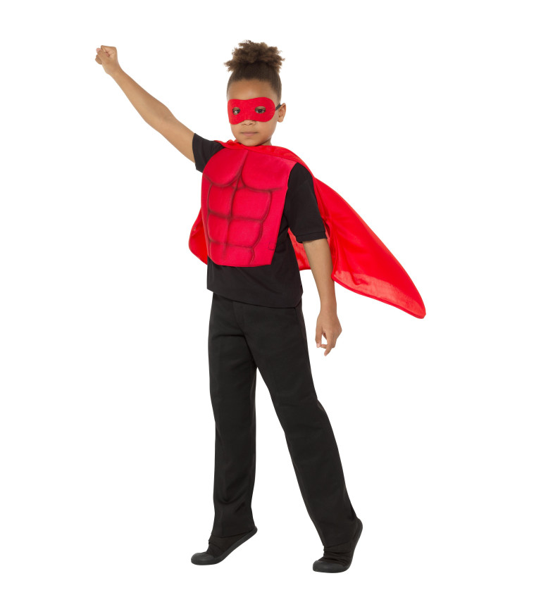 Dětský kostým - červený superhrdina
