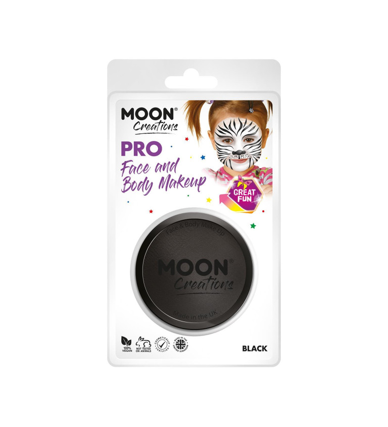Černý make-up - Moon