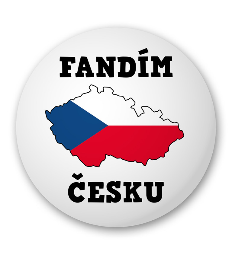 Fandím Česku - Placka