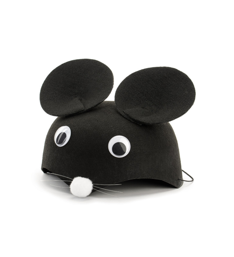 Černá čepice - myš