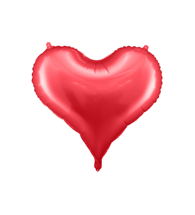Fóliový balónek červené srdce