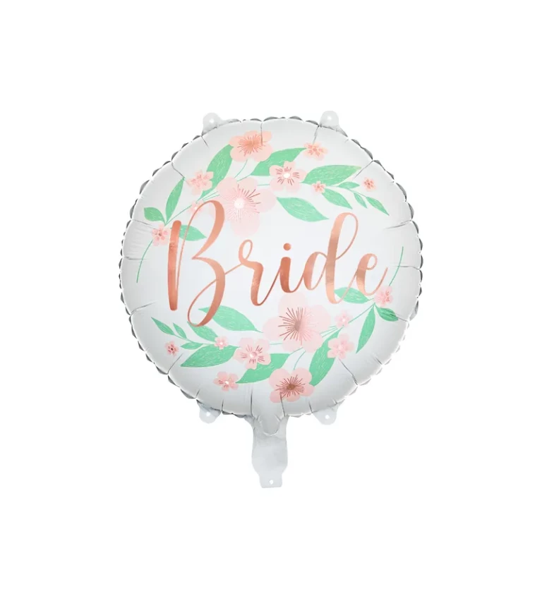 Balónek bride - květinový