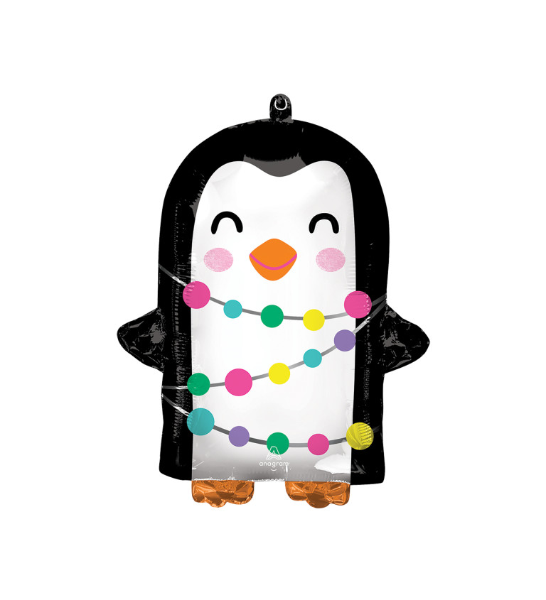 Fóliový balónek - veselý tučňák