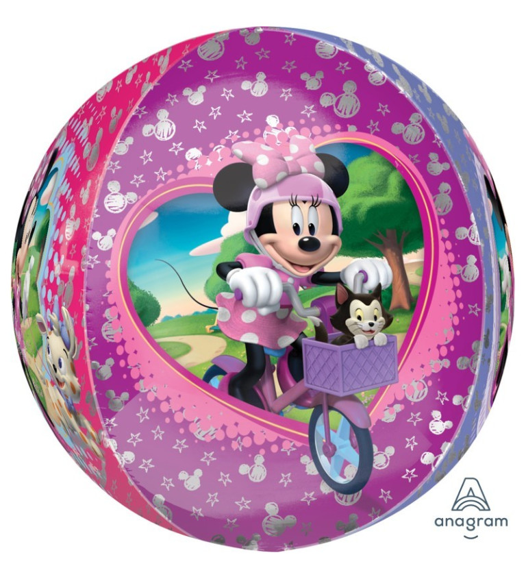 Fóliový balónek - kulatý s Minnie