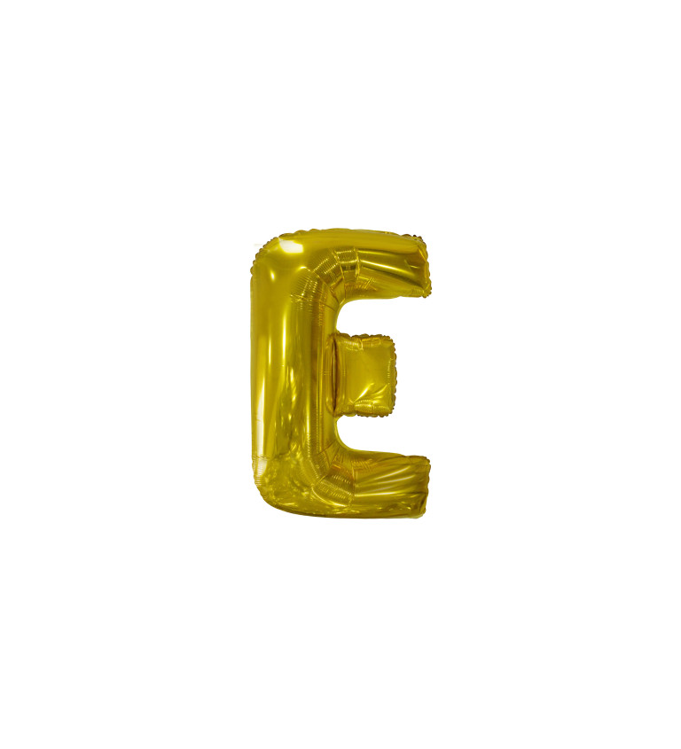 Velký balónek zlaté E