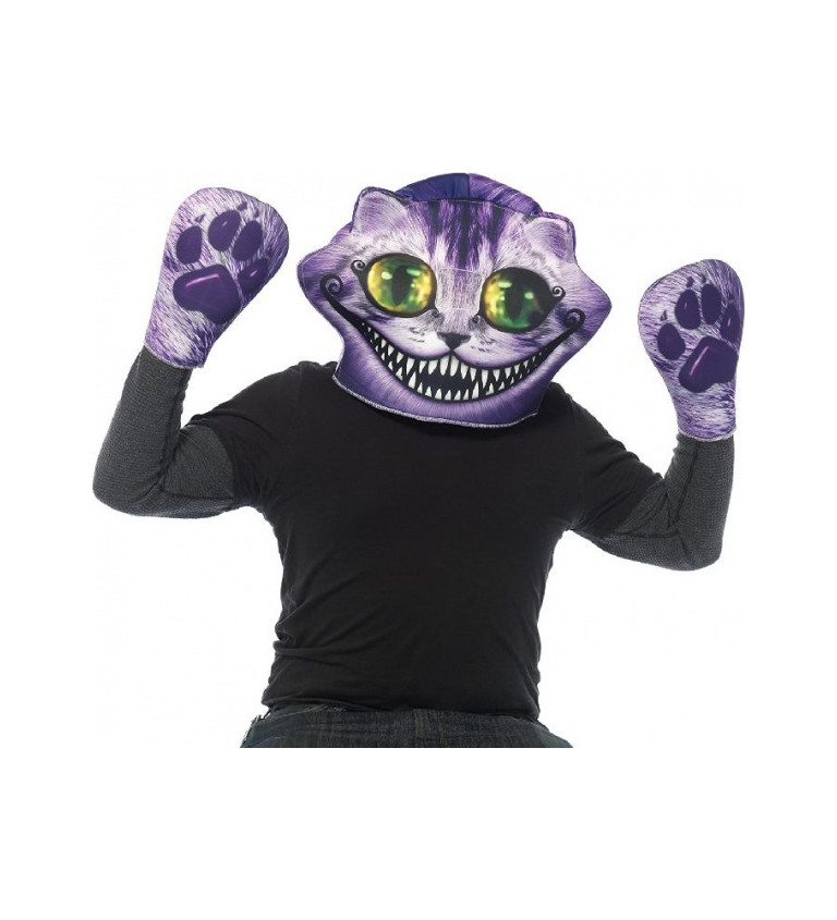 Pěnová maska a rukavice kočky Šklíby