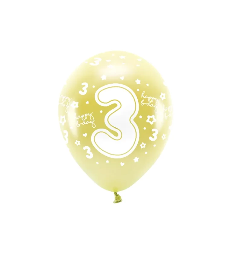 Balónek - číslo 3
