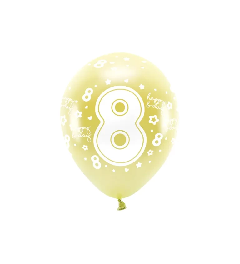 Balónek - číslo 8