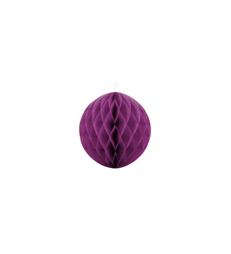 Papírová koule - fialová